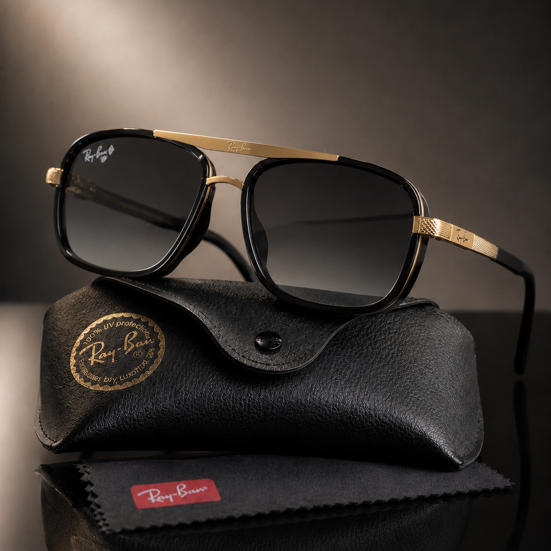 RayBan Signature Gold