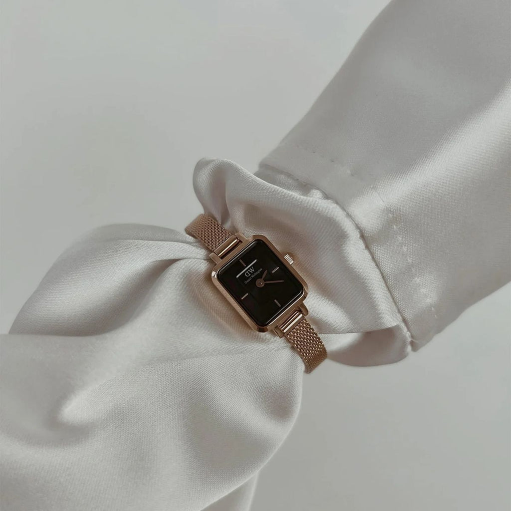 Daniel Wellington Quadro Mini Gold noir Coffret