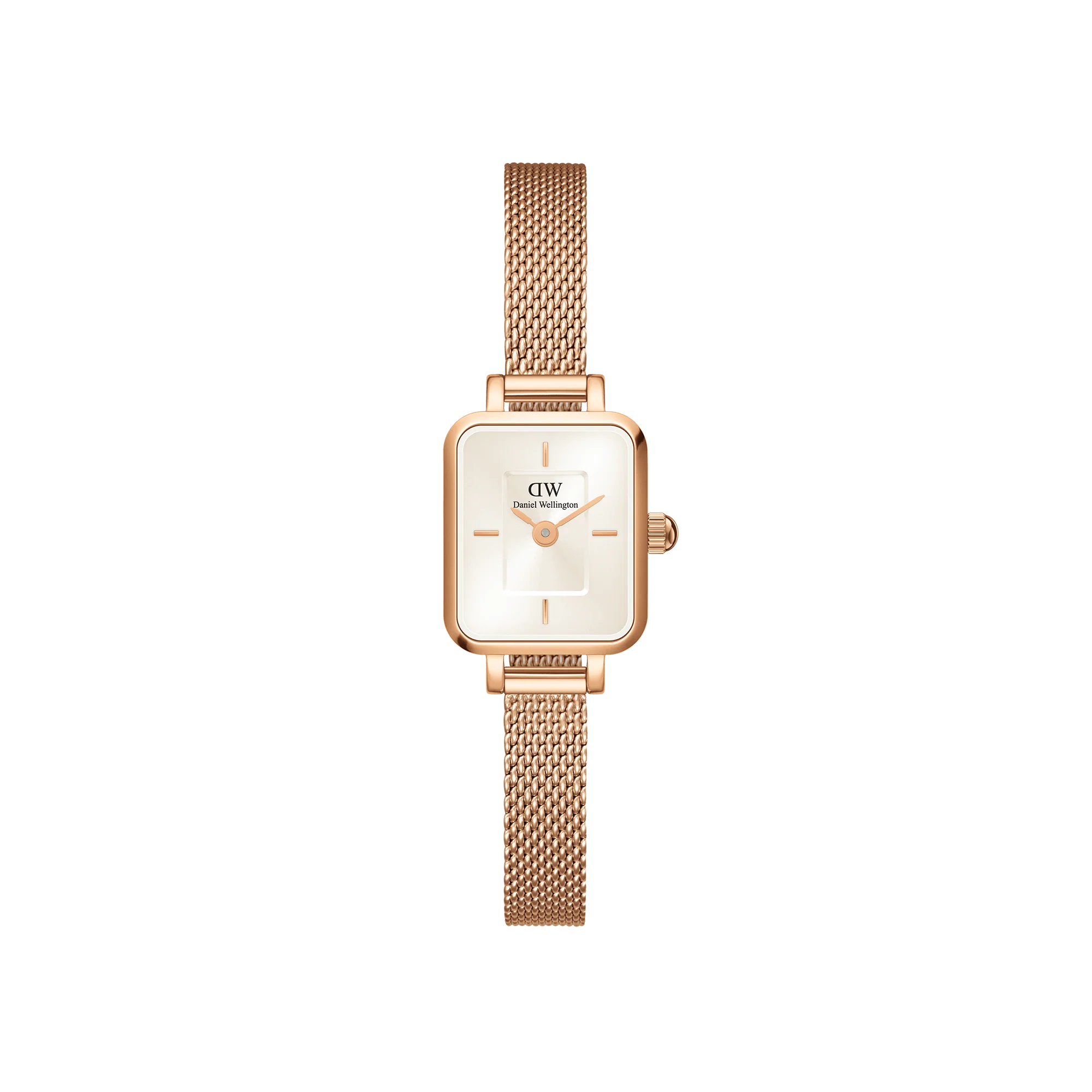 Daniel Wellington Quadro Mini Rose Gold White Coffret